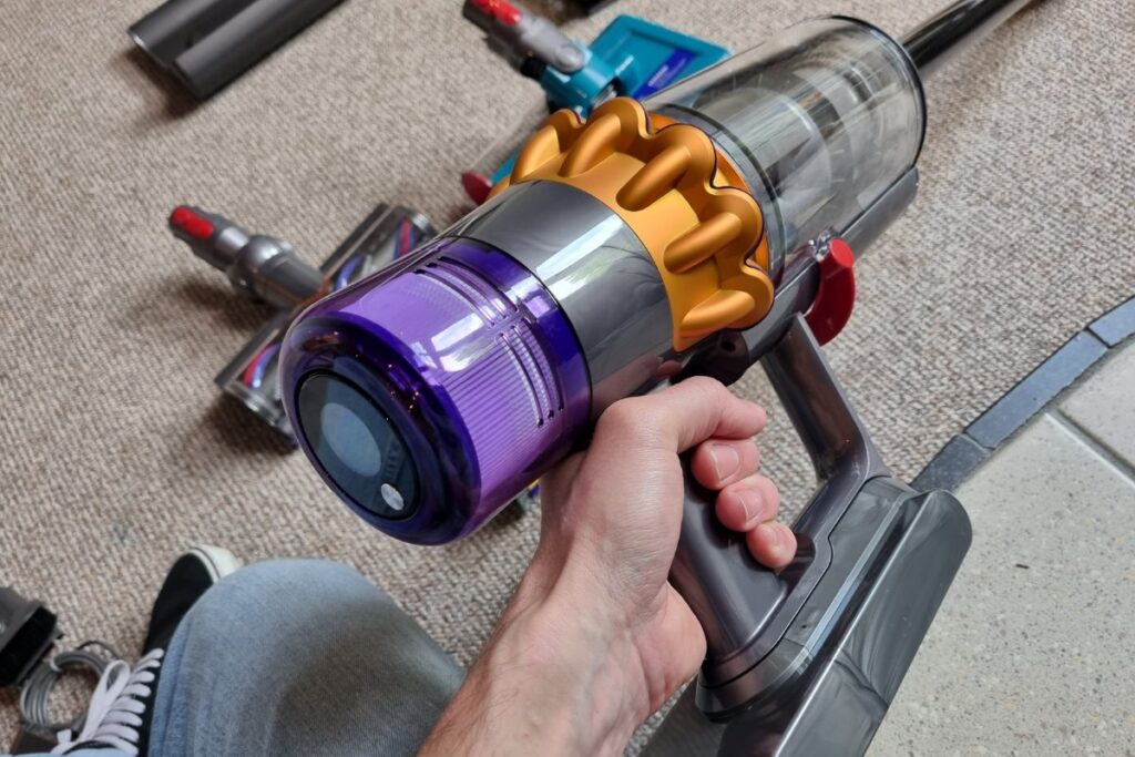 dyson v15s detect submarine stofcontainer